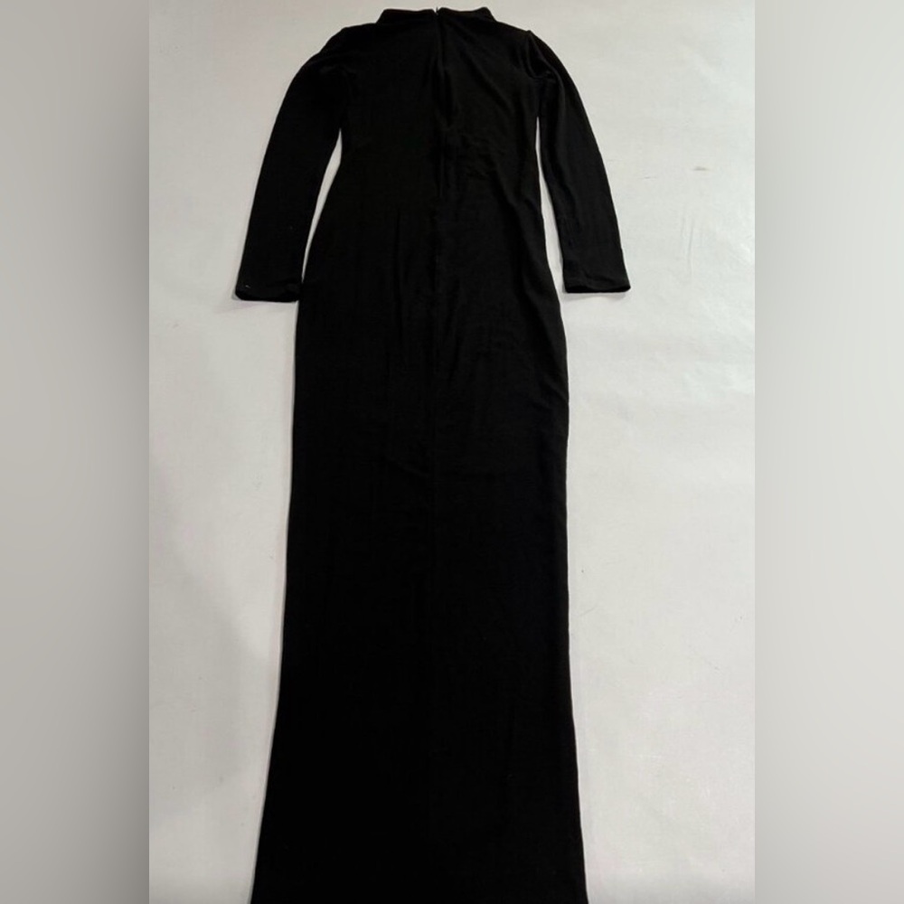 Naked Wardrobe Small mocked neck bodycon Black Long Sleeve Dress - Picture 4 of 5